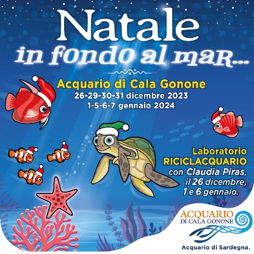 Natale all'Acquario di Cala Gonone